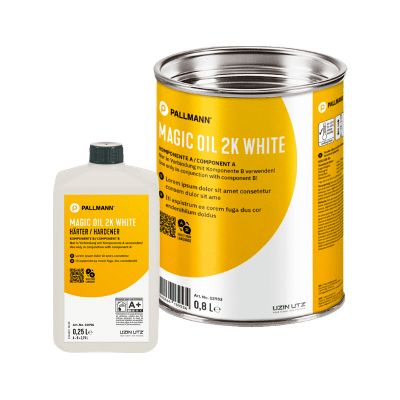 Magic 2 Liter Magic Oil 2K White A/B 1 L - Verkkokauppa Orourakointi