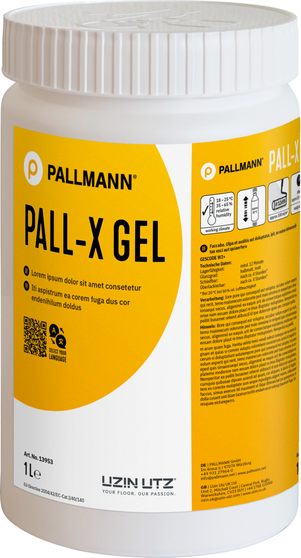 Pall-x gel 1l
